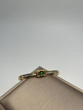 Guldbelagt  Grøn Sten Armbånd - Simpelt og Elegant