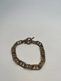 Vintage Guldbelagt Tyk Kæde Armbånd - Moderne og Klassisk