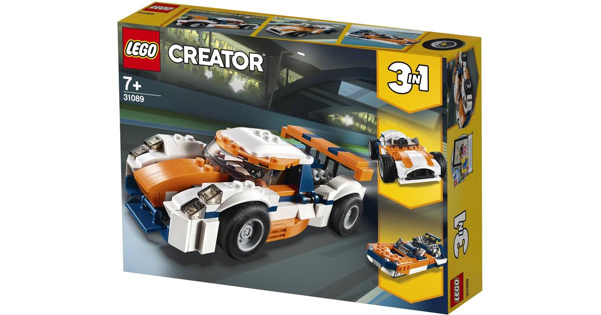 LEGO CREATOR Orange racerbil 